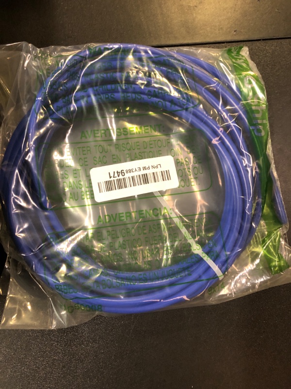 Photo 1 of PureSec 15FT Blue 1/4 Inch O.D.NSF Certified CCK RO Tubing at 70°F-120PSI to 150°F-60PSI 1/4" Flexible water pipes 1/4-inch Plastic Tubing?15 Feet)?15 Feet)