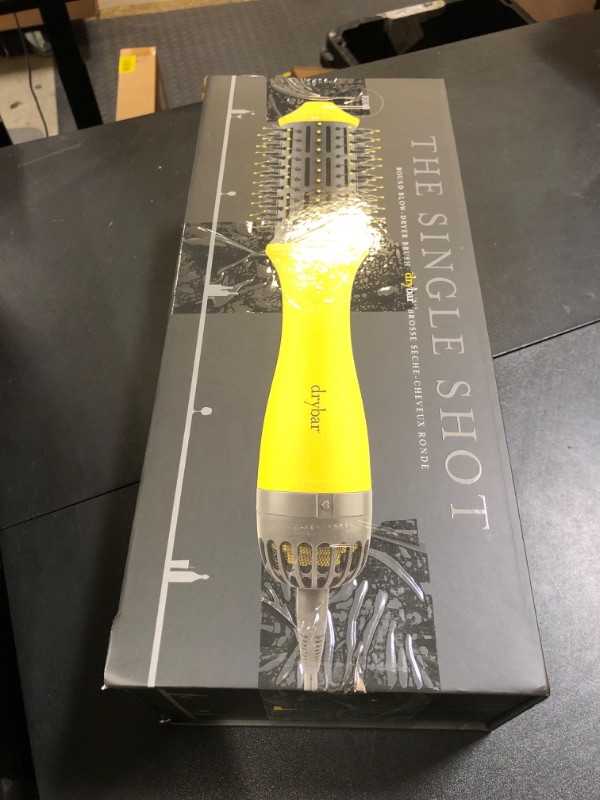 Photo 1 of Drybar The Single Shot Round Blow-Dryer Brush – Smooth, Shiny Hair with Volume and Less Frizz – Salon Styling Brush for Faster Blowouts