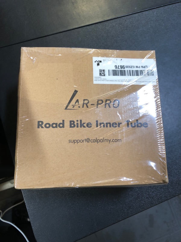 Photo 1 of (6-Pack) AR-PRO 28" 700x20-25c Replacement Road Bike Inner Tubes with 80mm Presta Valves and Free 2 Tire Levers - Bike Tubes for 700x20c, 700x23c, and 700x25c Road Bike Tires