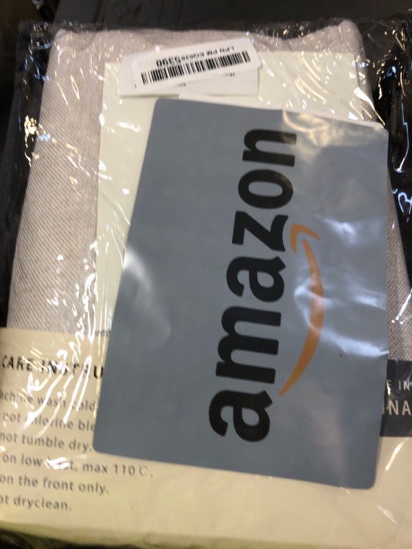 Photo 1 of 100% Blackout Shield Full Blackout Curtains for Bedroom 84 inch Length 2 Panels Set, Clip Rings/Rod Pocket Faux Linen Black Out Curtains for Living Room, Thermal Insulated, 50Wx84L, Beige