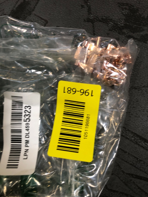 Photo 1 of Rose Gold Metal Bracelet Band Women 20mm Adjustable Double Chain Compatible with Samsung Galaxy Watch 7/6/5/4/Active 2/4 Classic/6 Classic/5 Pro/FE 40mm 42mm 43mm 44mm 45mm 46mm 47mm (No Case)