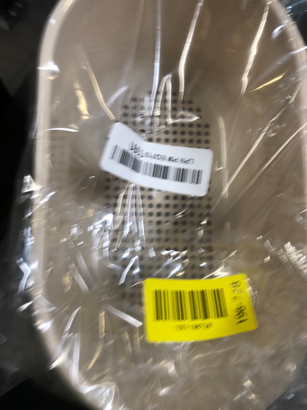 Photo 1 of Kitchen Sink Drain Strainer Basket Compost Corner Sink Swan Strainer Basket Hanging Sink Corner Colander Triangle Multifunction Kitchen Sink Food Catcher Basket Waste Filter Wash Fruit(Beige)