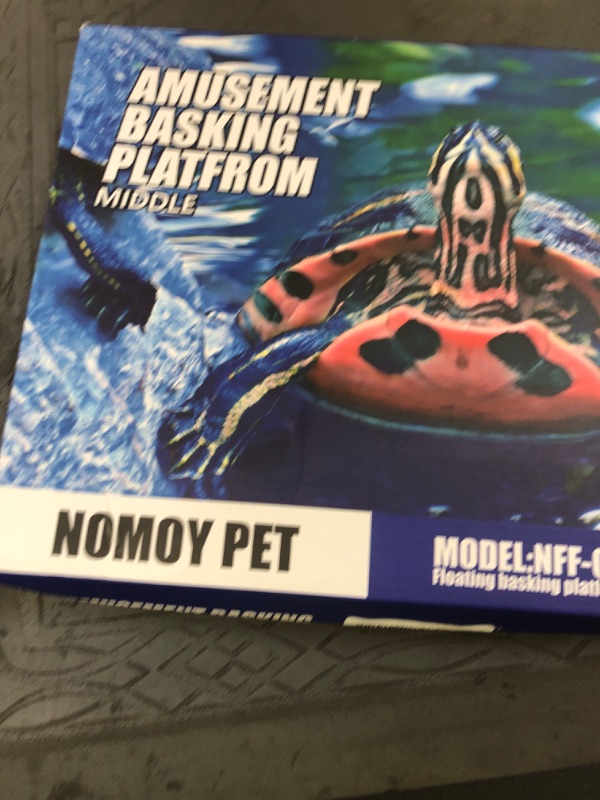 Photo 1 of Keedolla Floating Turtle Pier and Basking Platform, Turtle Basking Platform Ramp Tortoise Reptile Floating Docks Climbing Ladder for Crabs, Frogs, Newts, Salamanders - Medium