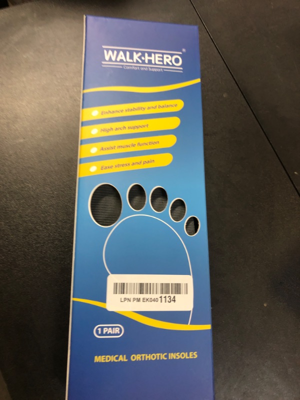 Photo 1 of Plantar Fasciitis Feet Insoles Arch Supports Orthotics Inserts Relieve Flat Feet, High Arch (Mens 11-11 1/2 | Womens 13-13 1/2)