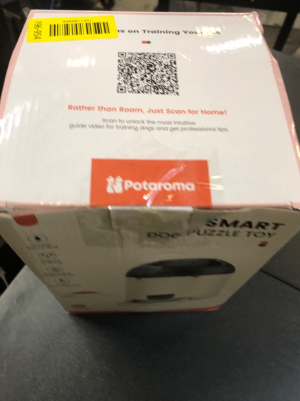 Photo 1 of Potaroma Dog Puzzle Feeder Toy, Interactive IQ Training, Electronic Treat Dispenser, Automatic Rechargeable with Remote for Food Dispensing, All Breeds, 280ml Capacity