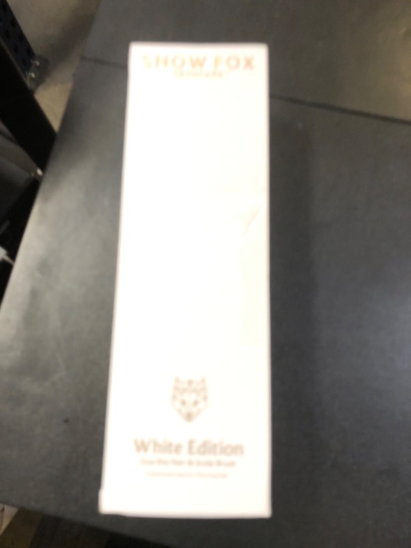 Photo 1 of Snow Fox Skincare Gua Sha Hair Brush - White Edition. Scalp Massage Comb with Gold-Plated Metal Bristles for Healthy Follicles. Soothing Gua Sha Acupressure Tool for All Hair Types