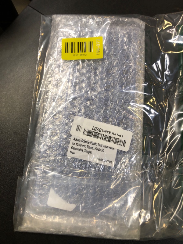 Photo 1 of Ackers Science Plastic Test Tube Rack for 13/16 mm Tubes, Holds 50, Detachable (Single)