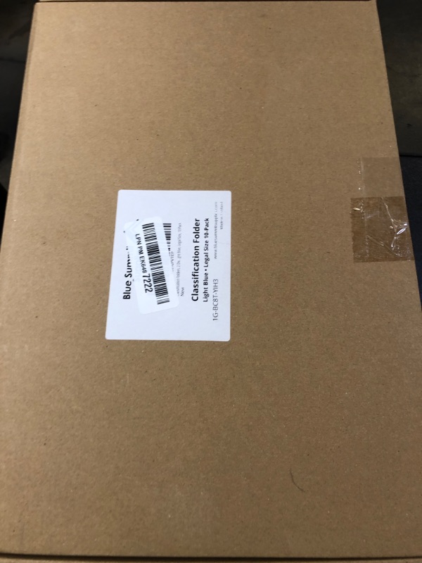 Photo 1 of 10 Blue Legal Size Classification Folders - 2 Divider 2 Inch Tyvek expansions - Durable 2 Prongs Designed to Organize Standard Law Client Files, Office Reports - Legal Size, 8 3/4 x 14 3/4, 10 Folders