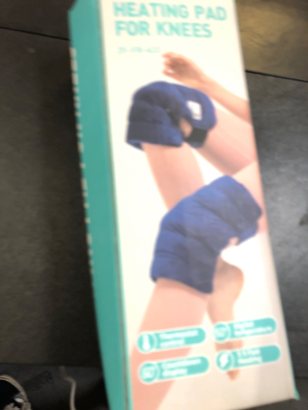 Photo 1 of JOBYNA Knee Heating Pad for Arthritic, 2PCS Super Soft Electric Heat Pad for Leg, 20s Fast Heating Knees Warmers with 10-90min Auto-Off Timer, 86-158? Heat Level (No Battery, No Vibration)