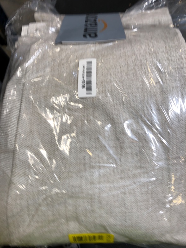 Photo 1 of NICETOWN Linen Blend Cream White 100% Blackout Curtains for Living Room W66 x L96 2 Panels Set, Pinch Pleated Weave with Hooks Sound Reducing Window Treatments Thermal Insulated Drapes for Bedroom