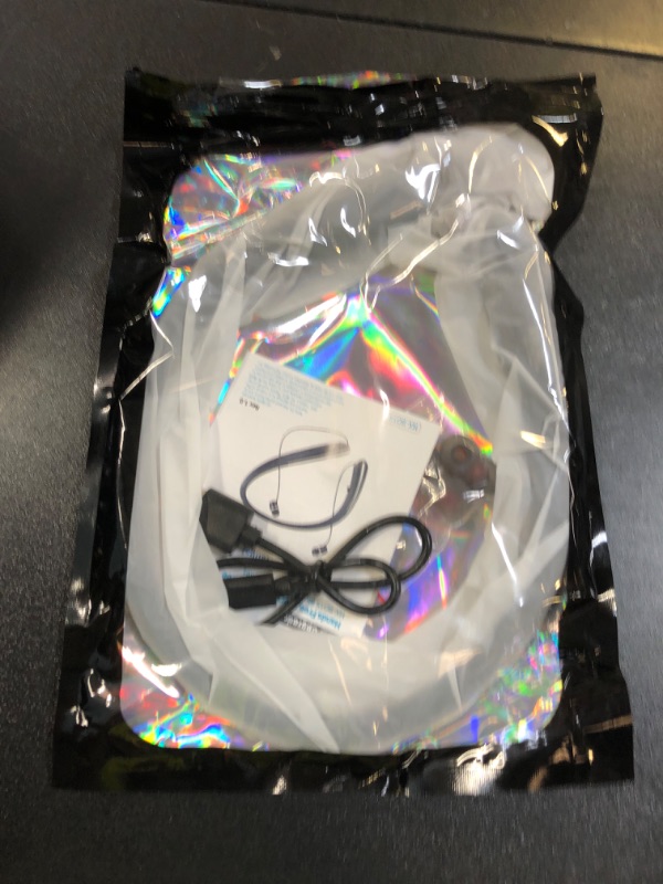 Photo 1 of Tyxmere Bluetooth 5.0 Neckband Bluetooth Headphone, Sweat Resistant Noise Cancelling Stereo Headphones, and Retractable Ear Tips for Music, Conference, Videos (Black)