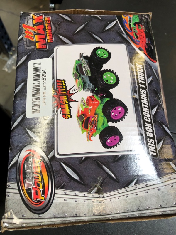 Photo 1 of Exploding Monster Truck Toy with Explosive Crash Sounds and Lights, Smash It Up Again and Again, Monster Truck Toys for Boys Kids Ages 3, 4-7 & Above | Toddler Toys for 3 Year Old Boys Gift
