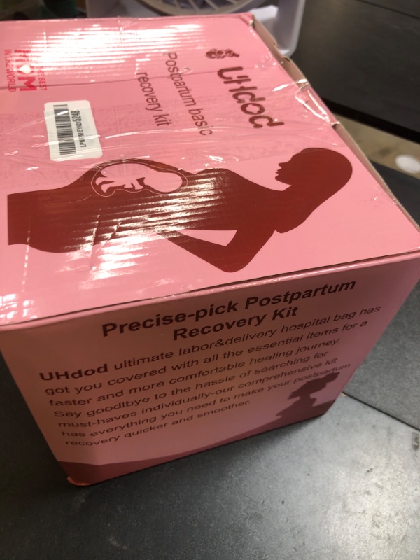 Photo 2 of UHdod Postpartum Essentials Recovery Kit, Postpartum Kit for Women After Birth Labor Delivery Postpartum Care Kit, Disposable Underwear Cold Pads Cooling Foam Peri Bottle Nursing Pads Breast Ice Packs