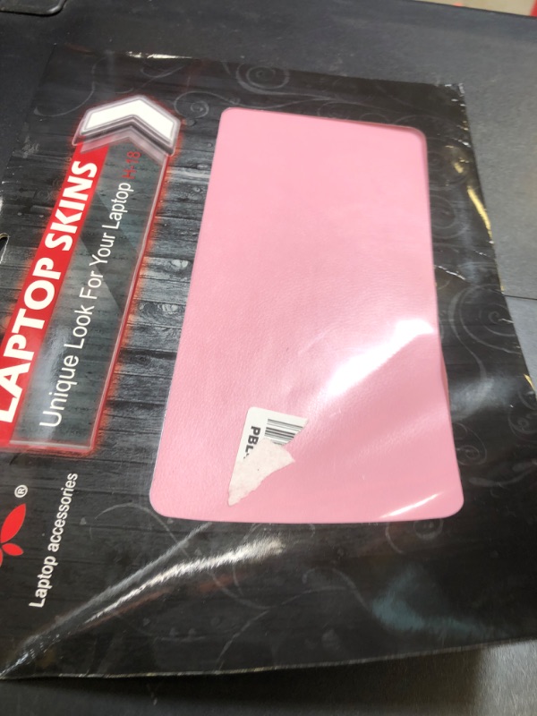 Photo 1 of NXZGO 12.1 13 13.3 14 15.4 15.6 Inch Laptop Skin Decal, Laptop Skins Stickers Decals for Notebook PC, Universal Reusable Vinyl Laptop Cover Sticker, Waterproof Art Decal Protector I Pink