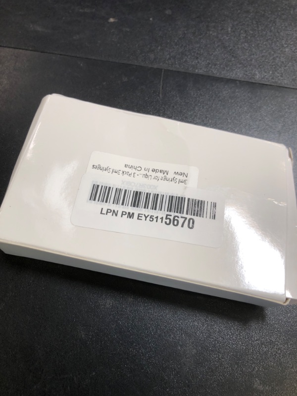 Photo 1 of 3ml Syringe for Liquid, Oral, Scientific Labs, Measurement, Dispensing, with Cap- 3 Pack 3ml Syringes