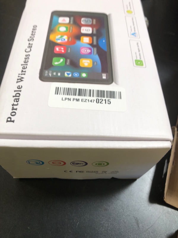 Photo 1 of 2025 Enhanced Carplay Screen for Car - 7" HD Portable Carplay & Android Auto with Bluetooth, HD Backup Camera, GPS Navigation, Siri, FM Radio, AUX, and Mirror Link – Compatible with All Vehicles