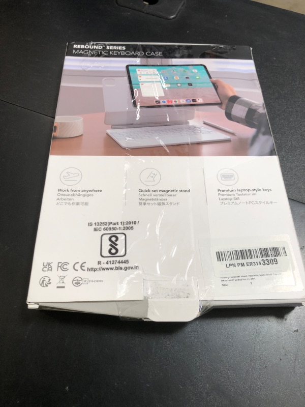 Photo 1 of ESR iPad Air 11 inch Case with Keyboard (M3,2025/M2,2024), iPad Pro 11 & iPad Air 5/4 Magic Case, Easy-Set Floating Cantilever Stand, Precision Multi-Touch Trackpad, White?NOT for iPad Pro 11 M4?