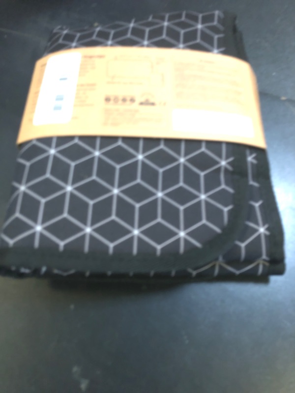 Photo 1 of KeaBabies Portable Diaper Changing Pad, Easy Wipe Clean - Foldable Waterproof Baby Changing Mat for Diaper Bag, Compact, Lightweight, Baby Changer Travel Essential, Machine Washable (Black Geo)