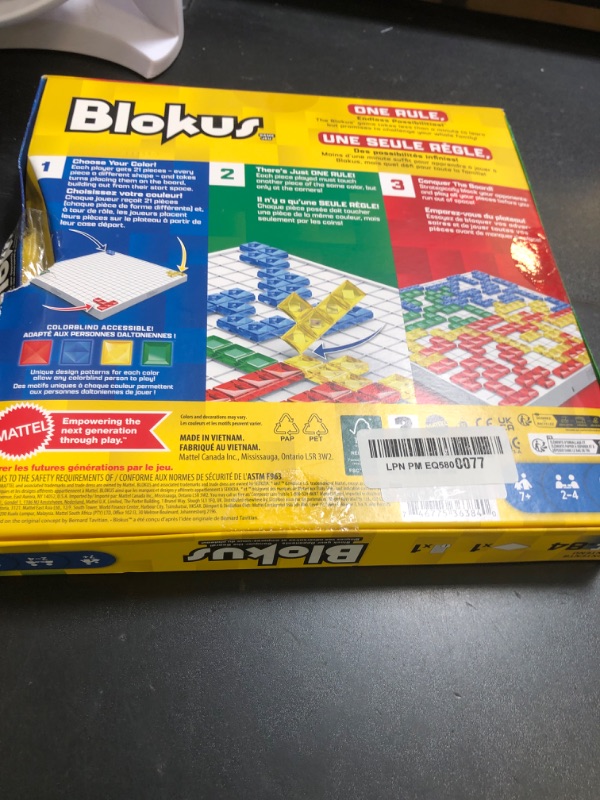 Photo 1 of Mattel Blokus Game