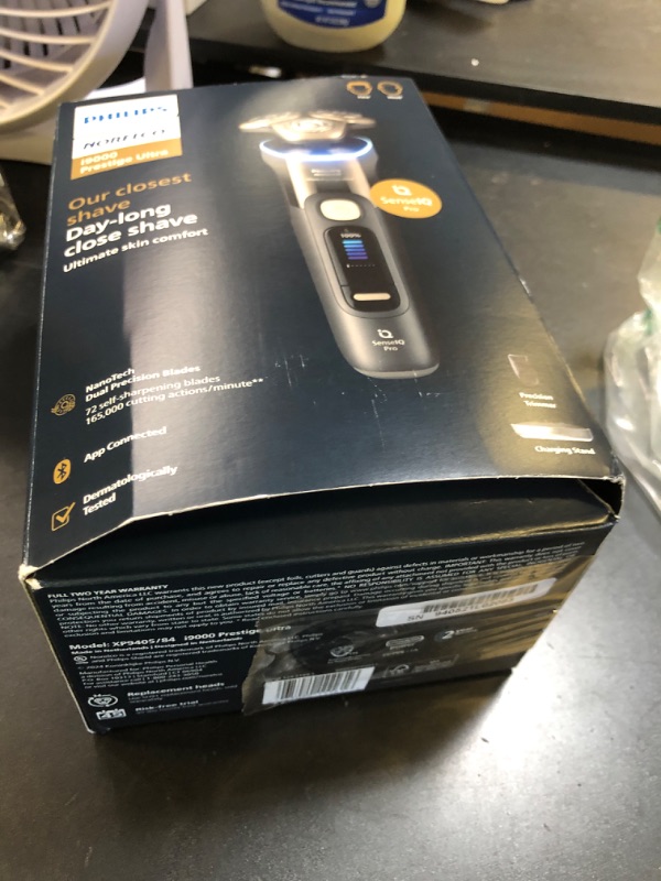 Photo 1 of Philips Norelco Shaver i9000 Prestige Ultra, Wet & Dry Electric Shaver, Black Gradient, SenseIQ Pro Technology, Triple Lift & Cut System, 360 Rotating NanoTech Precision Blades, 5 Modes, XP9405/84