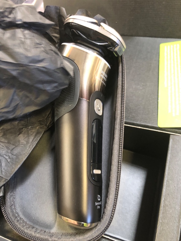 Photo 1 of Philips Norelco Shaver i9000 Prestige Ultra, Wet & Dry Electric Shaver, Black Gradient, SenseIQ Pro Technology, Triple Lift & Cut System, 360 Rotating NanoTech Precision Blades, 5 Modes, XP9405/84