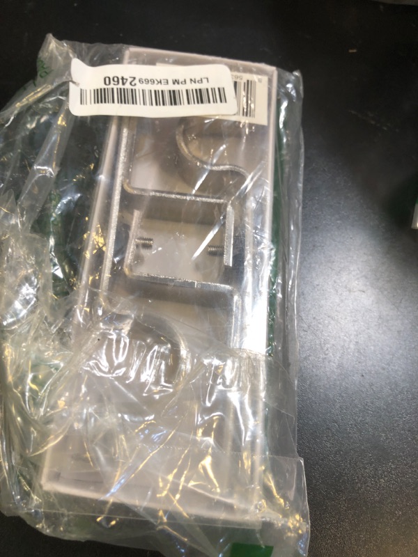 Photo 1 of NoNo Bracket XL - Inside Mounted Faux Wood Blinds Curtain Rod Bracket Attachment (Nickel)