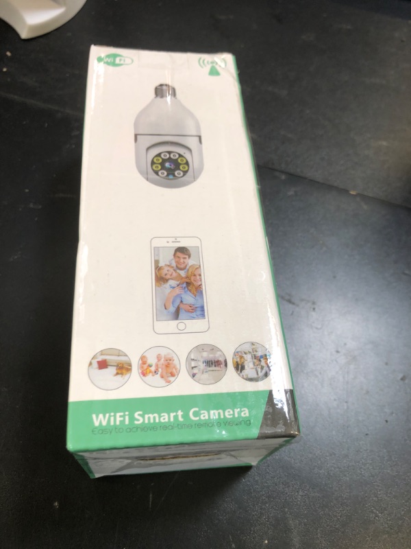 Photo 1 of WESECUU Light Bulb Security Camera -5G& 2.4GHz WiFi 2K Security Cameras Wireless Outdoor Motion Detection and Alarm,Two-Way Talk,Color Night Vision,Human Detection, Bulb Camera Compatible with Alexa