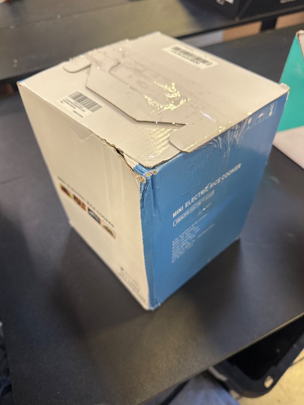 Photo 1 of 1.0L Mini Rice Cooker,WHITE TIGER Portable Travel Steamer Small,15 Minutes Fast Cooking, Removable Non-stick Pot, Keep Warm, Suitable For 1-2 People - For Cooking Soup, Rice, Stews & Oatmeal