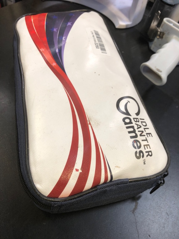 Photo 1 of Idle Banter Boules Game Set - Flag Themed Carrying Case with 8 Premium 73 mm Petanque Balls, Fun & Portable Outdoor Lawn Game for All Ages, Classic French Sport for Skill & Strategy