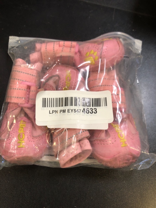 Photo 1 of Hcpet Dog Shoes, Dog Boots for Small Dogs, Breathable Medium Dog Booties Paw Protector for Summer Hot Pavement, Winter Snowy Day, Outdoor Walking, Indoor Hardfloors Anti Slip Sole Pink Size 1