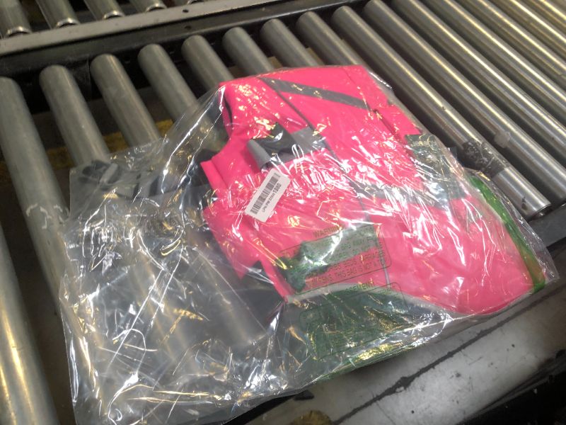 Photo 1 of Kuoser Large Dog Life Jacket - Reflective Swim Vest for Boating, Pink XL