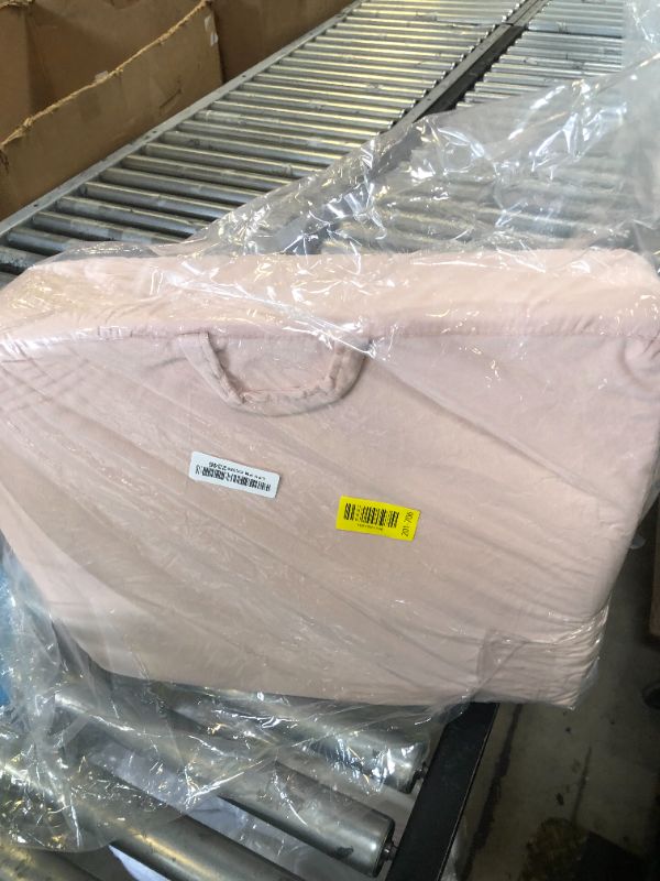 Photo 1 of Getifun Toddler Sofa Couch, Comfy Velvet Toddler Foam Sofa Chair, Soft Baby Foldable Armchair for Boys and Girls (Pink)