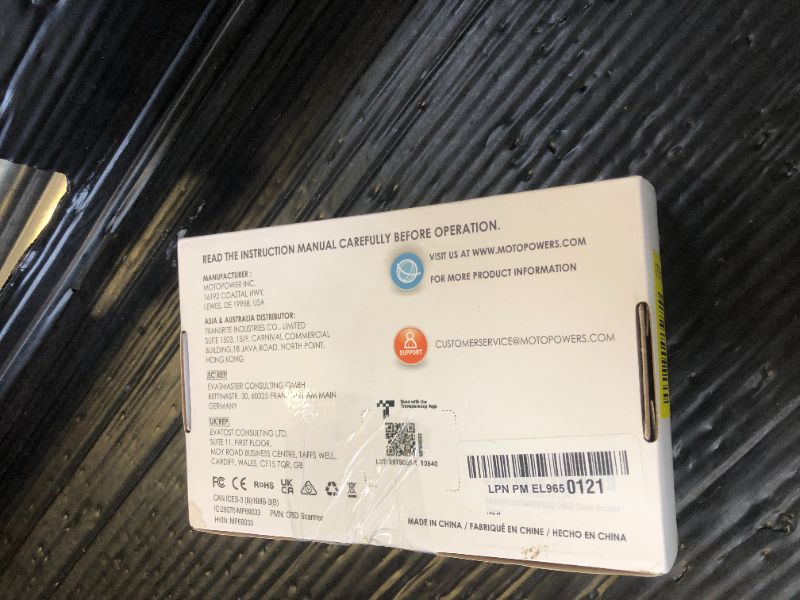 Photo 1 of MOTOPOWER MP69033 Car OBD2 Scanner Code Reader Engine Fault Scanner CAN Diagnostic Scan Tool for All OBD II Protocol Cars Since 1996, Yellow