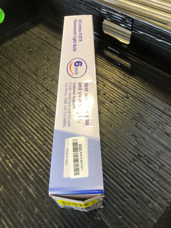 Photo 1 of 18 Inch F15T8/CW T8 15W Fluorescent Light Bulb Cool White Compatible for Philips GE F15T8/SP41 Replacement Bulb G13 Base 6 Count