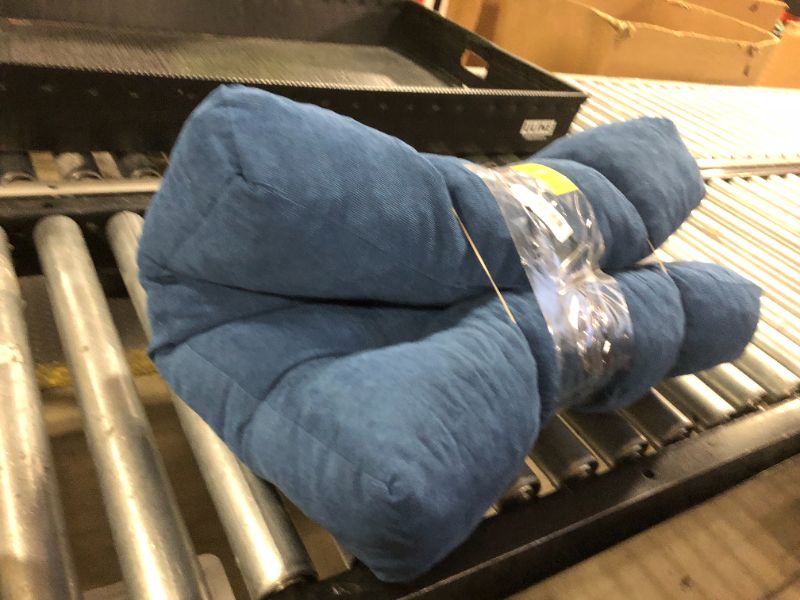Photo 1 of chair cushion blue 