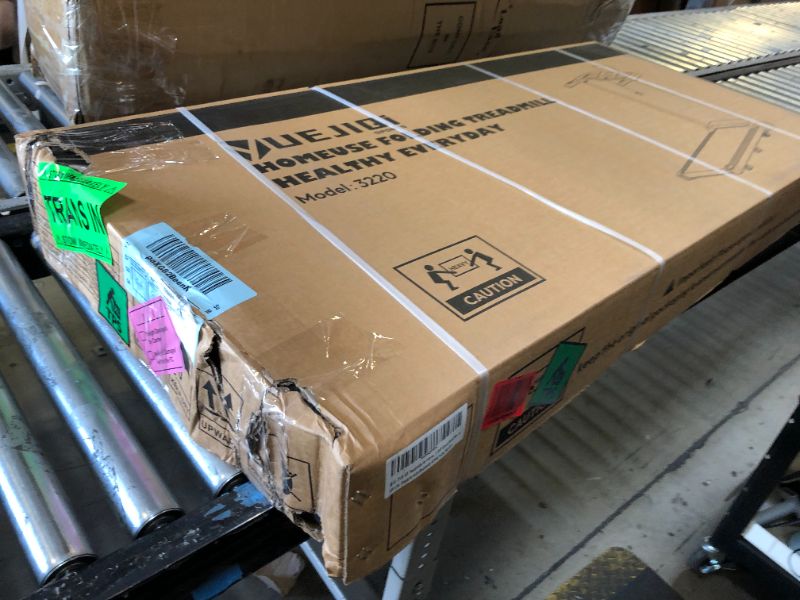 Photo 1 of -FACTORY SEALED- Treadmills for Home, 3.0HP Quiet Brushless Foldable Treadmill with Incline, Small Space Portable Running Walking Machine, 300 Lbs Capacity with Bluetooth APP & Pulse Monitor
