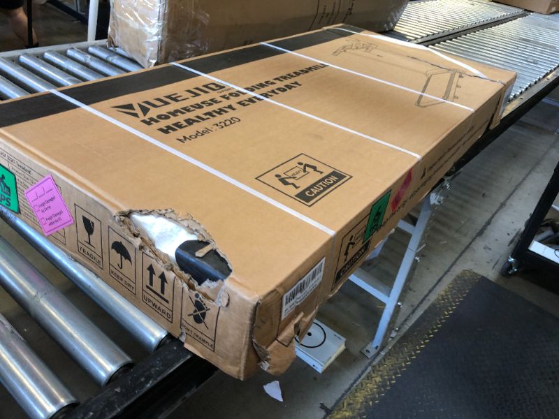 Photo 1 of -FACTORY SEALED- Treadmills for Home, 3.0HP Quiet Brushless Foldable Treadmill with Incline, Small Space Portable Running Walking Machine, 300 Lbs Capacity with Bluetooth APP & Pulse Monitor
