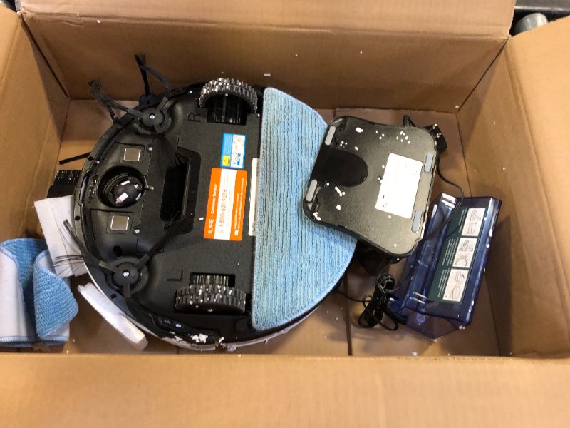 Photo 1 of ILIFE V5s Plus Robot Vacuum and Mop Combo with Wi-Fi/App/Alexa, Automatic Self-Charging Robotic Vacuum Cleaner, Slim and Quiet, Cleans Hard Floors Carpets and Pet Hair (V5s Pro Upgrade Version)