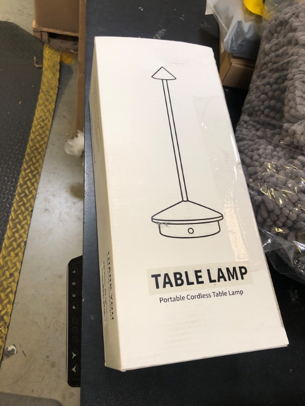 Photo 1 of NEWSEE Modern Cordless Table Lamp Set of 2, Portable LED Desk Lamps, 5000mAh Rechargeable Battery Operated Lighting for Bedroom Dining Room Restaurant Coffee Shop Camping Night Light (Black)