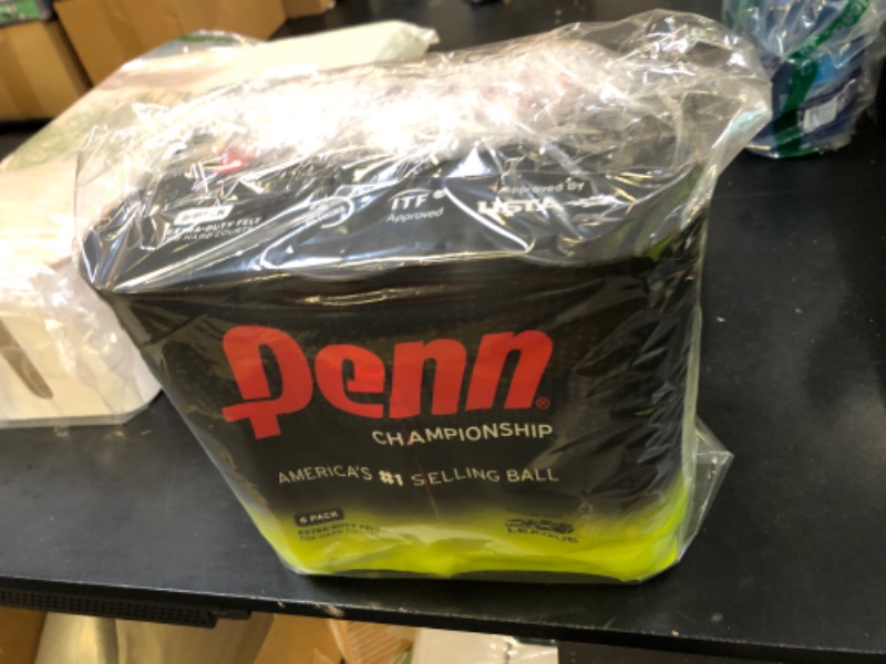 Photo 1 of Penn Championship Extra Duty Felt Tennis Balls - 6 Cans, 18 Balls, Yellow