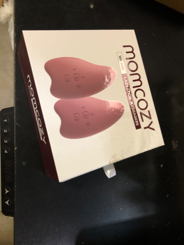 Photo 1 of Momcozy Double Lactation Massager Warming for Breastfeeding, Pumping, Heat & Vibration for Improve Milk Flow, Breastfeeding Essentials for Clogged Ducts, Engorgement