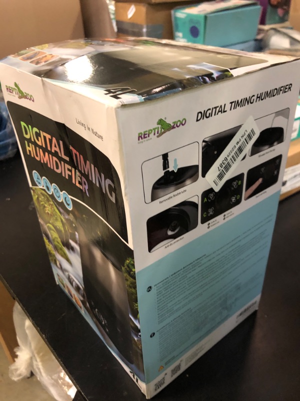 Photo 1 of REPTI ZOO 4L Reptile Fogger Mister Tank, Terrariums Digital Tank Timing Humidifier Smart Touch Screen Adjustable Fogger for Reptiles Amphibians Herps