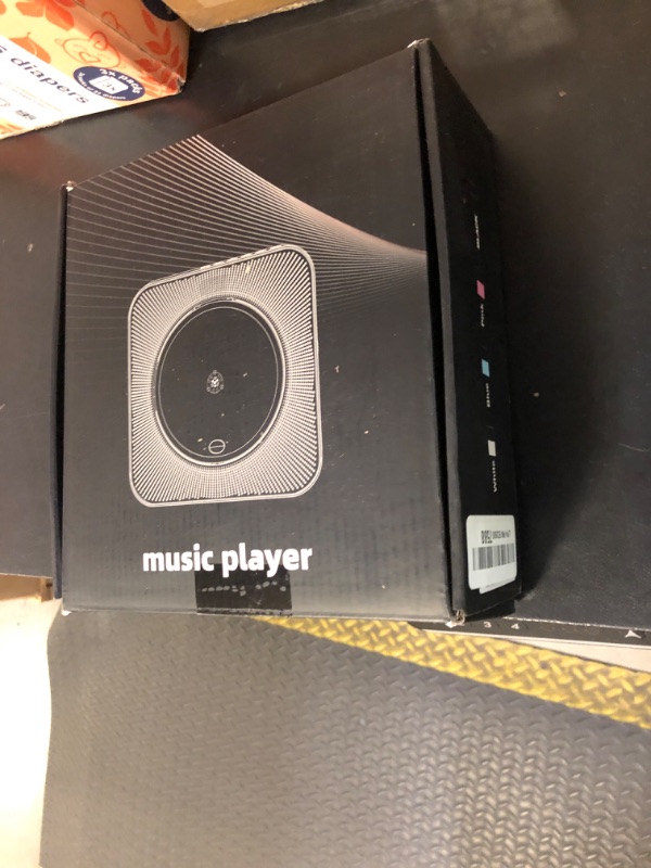 Photo 1 of Gueray CD Player Portable Bluetooth Desktop CD Player for Home with Timer Built-in HiFi Speakers with LCD Screen Display Boombox FM Radio USB Type-c