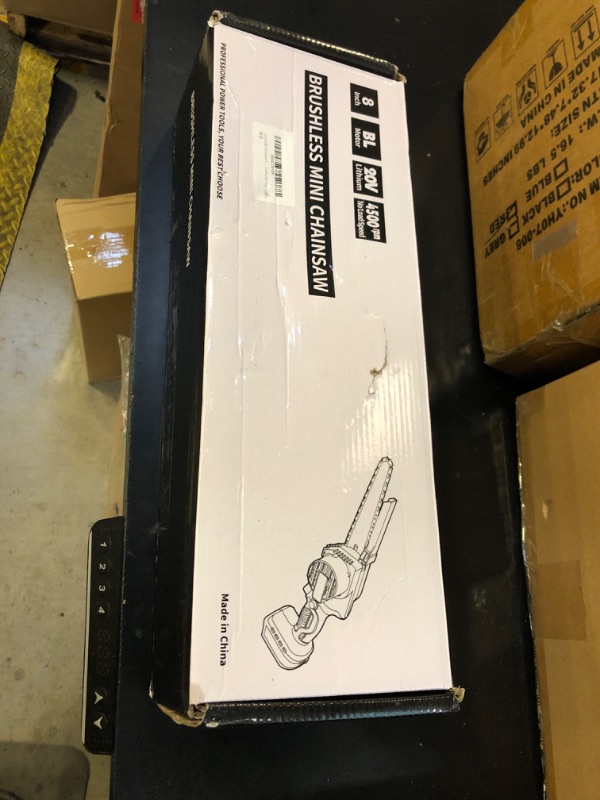 Photo 1 of Cordless Mini Chainsaw 8 Inch for Dewalt 20V MAX Battery Powered (NO Battery), Electric Chainsaw, Cordless Hand Chainsaw, Portable Small Rechargeable Pruning Chain Saw for Wood Cut Tree Trimming