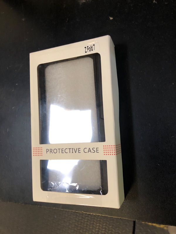 Photo 1 of Temdan Magnetic for Samsung Galaxy Z Fold 7 Case,[Compatible with MagSafe][Built-in HD Screen Protector&Invisible Kickstand][Hinge Protection]Translucent Matte Shockproof Phone Case for Z Fold 7,Black