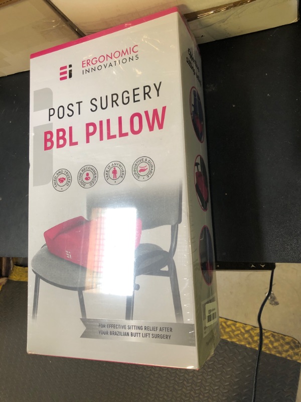 Photo 1 of BBL Pillow After Surgery for Sitting - Brazilian Butt Lift Recovery Must Haves, Butt Pillow for Sitting After Surgery, Pain & Pressure Relief for Home, Office, Driving, BBL Supplies & Accessories Pink