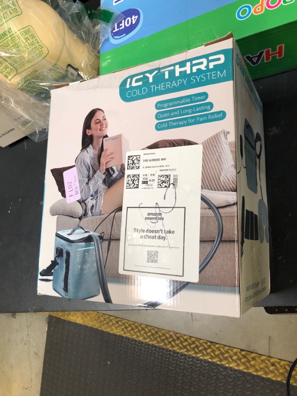 Photo 1 of Cold Therapy Machine with Programmable Timer, Portable Ice Machine for Knee After Surgery, Knee Replacement Recovery System for Pain Relief w/Compression Pad for Shoulder, Hip and Ankle