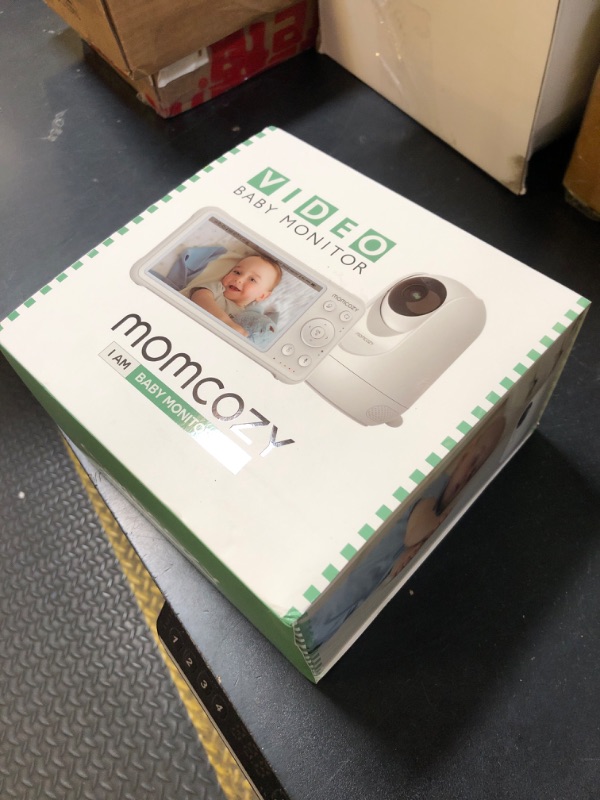 Photo 1 of Momcozy Video Baby Monitor, 1080P 5" HD Baby Monitor with Camera & Wall Mount, Infrared Night Vision, 5000mAh Battery, 2-Way Audio, Temperature Sensor, Lullabies, 960ft Range, Ideal for New Moms, BM01