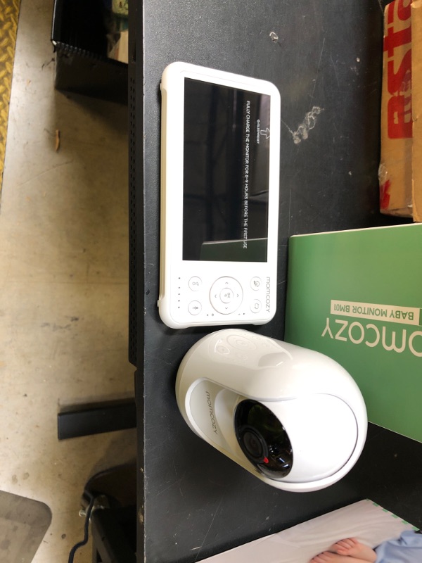 Photo 1 of Momcozy Video Baby Monitor, 1080P 5" HD Baby Monitor with Camera & Wall Mount, Infrared Night Vision, 5000mAh Battery, 2-Way Audio, Temperature Sensor, Lullabies, 960ft Range, Ideal for New Moms, BM01