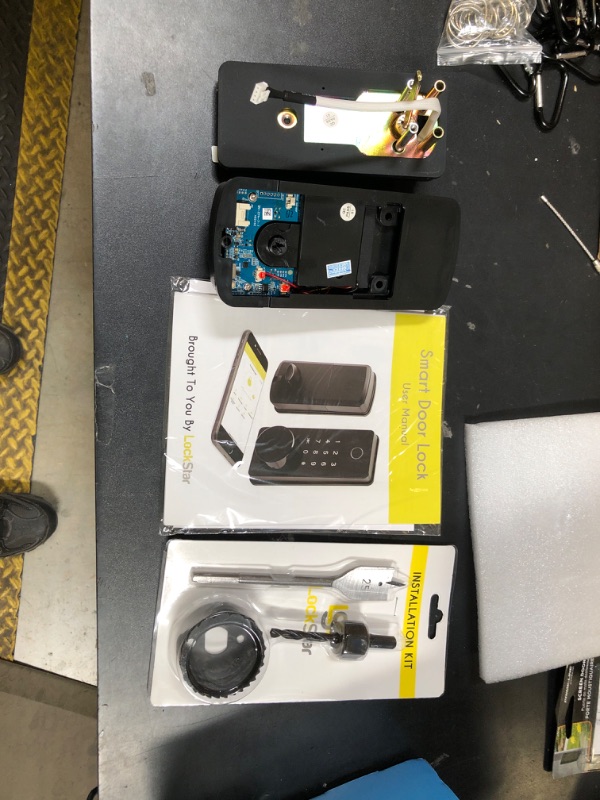 Photo 1 of LOCKSTAR® Smart Door Lock • Keyless Entry Deadbolt Door Lock • Multiple Entry Methods – APP • Fingerprint Touch ID • Keypad Code • Card FOB • Traditional Key • Smart Home Devices